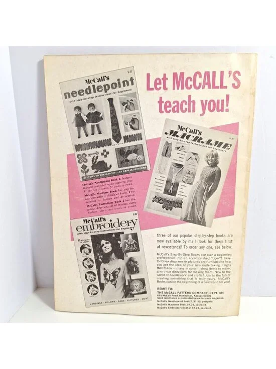 McCalls Creative Handcrafts 1972 Vol 4 Crochet Knitting Vintage Patterns - Picture 2 of 16